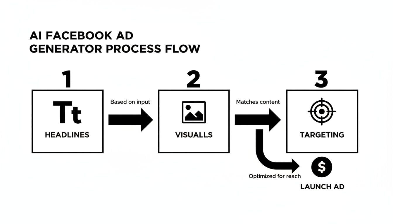 Infographic about ai facebook ad generator