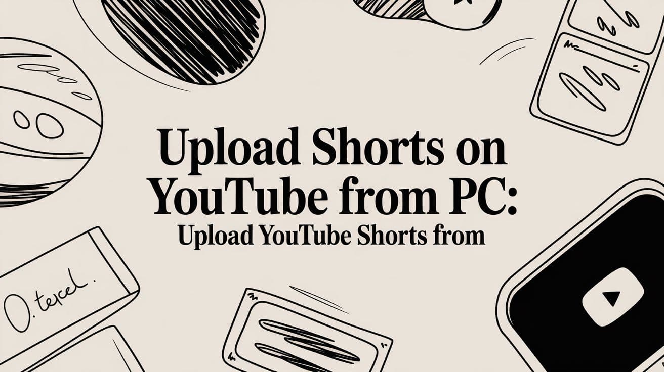 Upload shorts on youtube from pc: Upload YouTube Shorts from