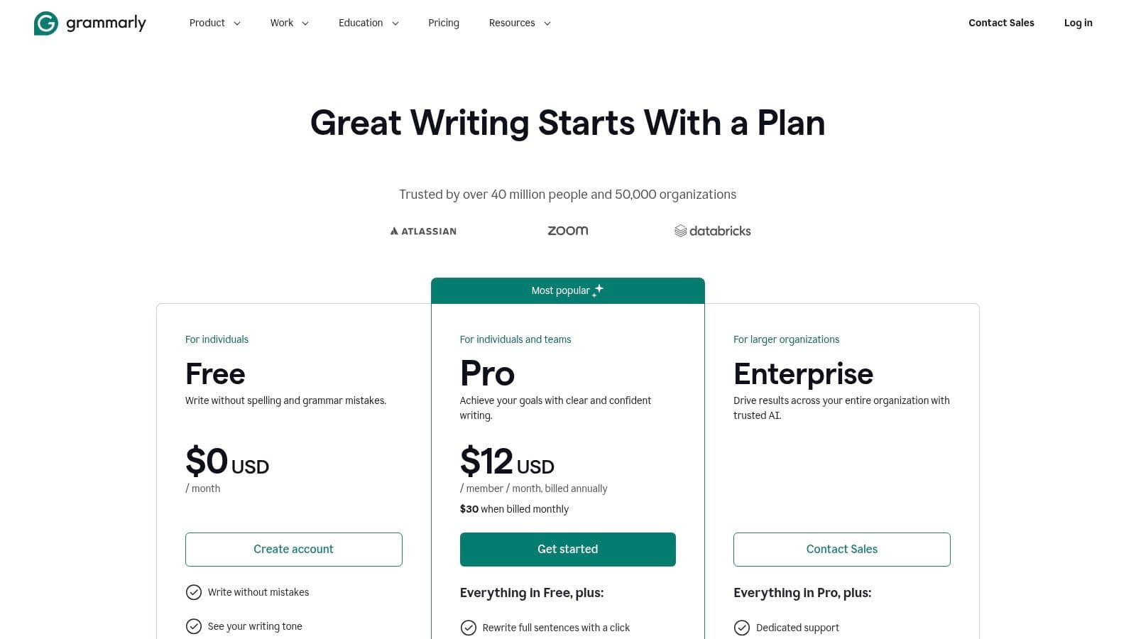 Grammarly – writing assistance (Grammarly Pro / Grammarly Go)