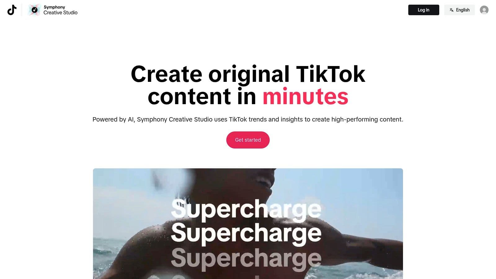 TikTok Symphony Creative Studio (TikTok for Business)