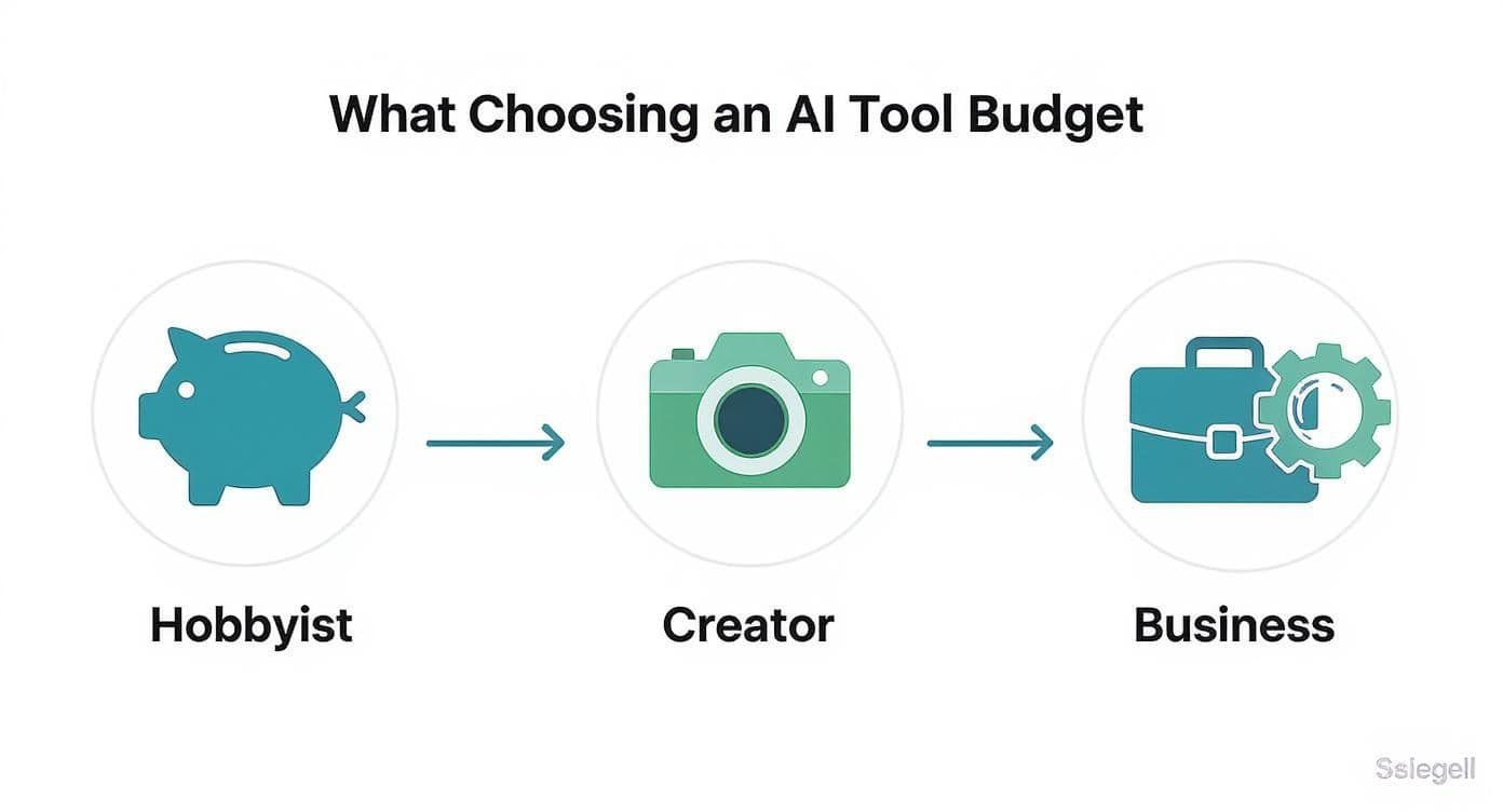 Infographic about best ai video generator for youtube